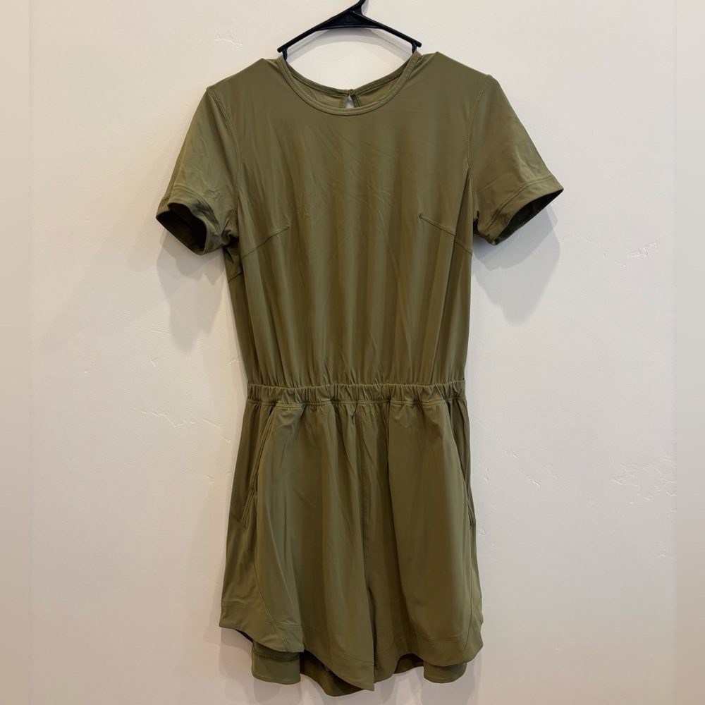 Lululemon Olive Green one piece romper